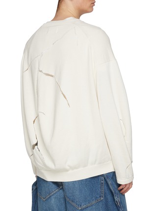 Back View - Click To Enlarge - DOUBLET - Cracked Egg Knitted Pullover