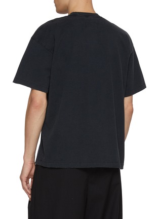 Back View - Click To Enlarge - DOUBLET - Farmes Magazine Cover Graphic Cotton T-Shirt