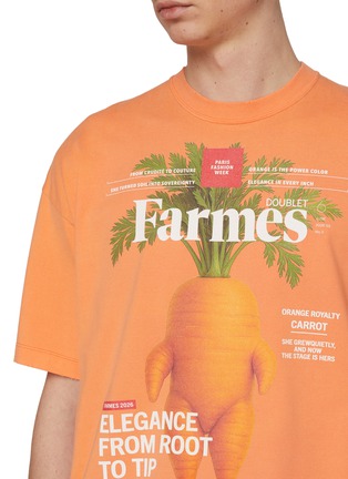  - DOUBLET - Farmes Magazine Cover Printed T-shirt