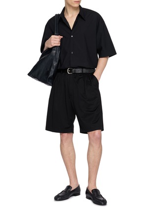 Figure View - Click To Enlarge - STUDIO NICHOLSON - Boxy Fit Cotton Shirt