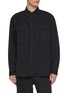 Main View - Click To Enlarge - STUDIO NICHOLSON - Utility Pocket Linen Cotton Shirt