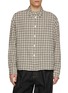 STUDIO NICHOLSON Chequered Brushed Shirt