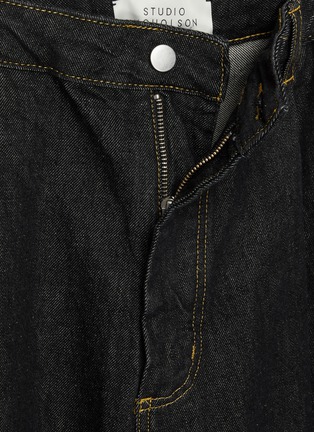  - STUDIO NICHOLSON - Single Pleated Wide Leg Denim Jeans