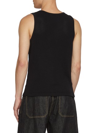 Back View - Click To Enlarge - STUDIO NICHOLSON - Mesh Cotton Jersey Tank Top