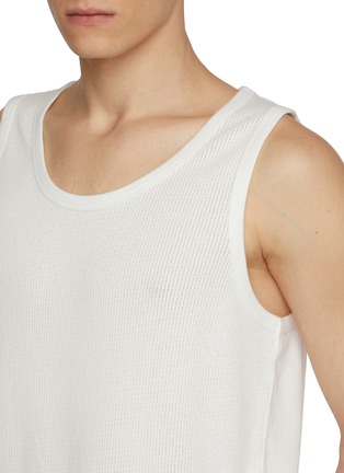  - STUDIO NICHOLSON - Mesh Cotton Jersey Tank Top