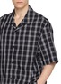  - STUDIO NICHOLSON - Checkered Camp Collar Cotton Shirt