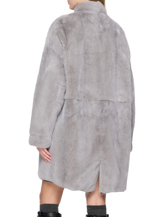 Back View - Click To Enlarge - KRUF - Reversible Long Coat