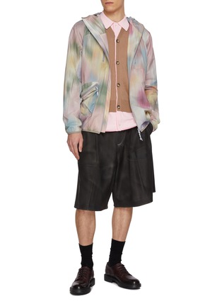 Figure View - Click To Enlarge - KOLOR - Abstract Print Hooded Jacket