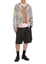 Figure View - Click To Enlarge - KOLOR - Abstract Print Hooded Jacket