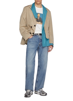 Figure View - Click To Enlarge - KOLOR - Photographic Print Cotton T-Shirt