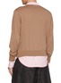Back View - Click To Enlarge - KOLOR - Layered Shirt Knit Cardigan
