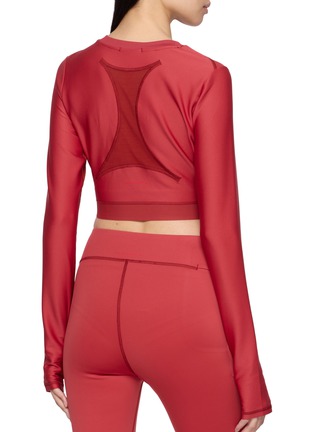 Back View - Click To Enlarge - ON - CNY Limited Edition Train Long Sleeve Cropped Top