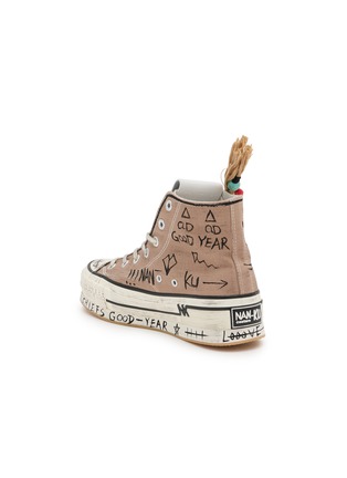  - NAN-KU COUTURE - Embellished High Top Women's Sneakers