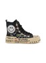 NAN-KU COUTURE Embellished High Top Women's Sneakers