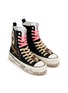 Detail View - Click To Enlarge - NAN-KU COUTURE - Embellished High Top Women's Sneakers