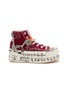 NAN-KU COUTURE Embellished High Top Women's Sneakers