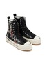 Detail View - Click To Enlarge - NAN-KU COUTURE - Embellished High Top Women's Sneakers