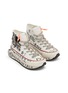 Detail View - Click To Enlarge - NAN-KU COUTURE - Embellished High Top Women's Sneakers