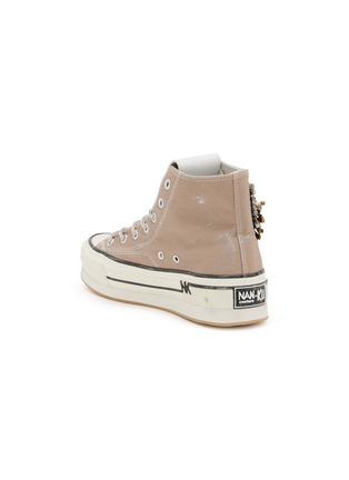  - NAN-KU COUTURE - Embellished High Top Women's Sneakers