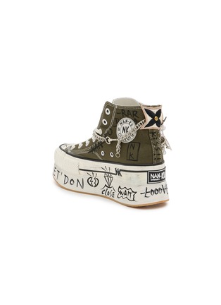  - NAN-KU COUTURE - Embellished High Top Women's Sneakers