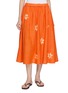 SUZUSAN Floral Motif Elasticated Waistband Skirt