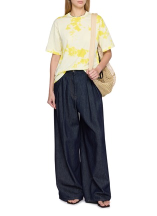 Figure View - Click To Enlarge - SUZUSAN - Tie-Dye Giza Cotton T-Shirt