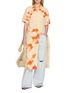Figure View - Click To Enlarge - SUZUSAN - Tie-Dye Linen Shirt Dress