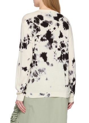 Back View - Click To Enlarge - SUZUSAN - Tye Dyed Washable Merino Wool Pullover