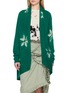 SUZUSAN Floral Cashmere Long Cardigan