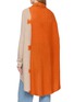 Back View - Click To Enlarge - SUZUSAN - Half Printed Cashmere Long Cardigan