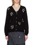 SUZUSAN Floral Washable Merino Wool Cardigan