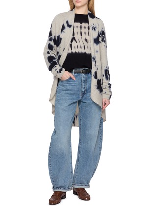Figure View - Click To Enlarge - SUZUSAN - Tye Dyed Cashmere Pullover