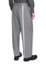 Back View - Click To Enlarge - MORDECAI - Sartorial Pinned Stripe Wool Tailored Pants