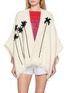 WEHVE Bella Palm Embroidered Knit Cardigan