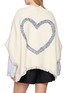 Back View - Click To Enlarge - WEHVE - Bella Heart Embroidered Knit Cardigan