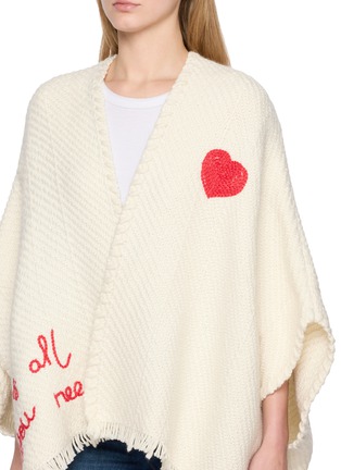  - WEHVE - Bella Love Is All You Need Embroidered Knit Cardigan