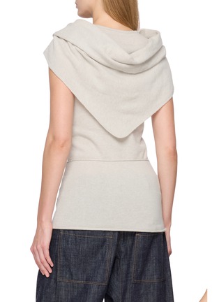 Back View - Click To Enlarge - LE17SEPTEMBRE - Muffler Sleeveless Top