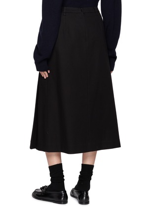 Back View - Click To Enlarge - LE17SEPTEMBRE - Inverted Pleated Skirt