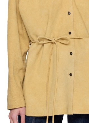  - LE17SEPTEMBRE - Collarless Suede Jacket