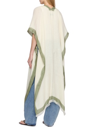Back View - Click To Enlarge - WEHVE - Hedda Hand Painted Baby Alpaca Cape