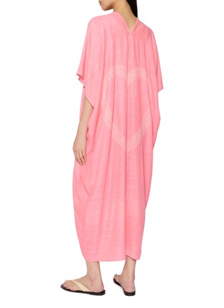 Back View - Click To Enlarge - WEHVE - Diana Heart Kaftan Dress