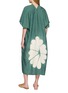 Back View - Click To Enlarge - WEHVE - Diana Floral Matka Silk Kaftan Dress