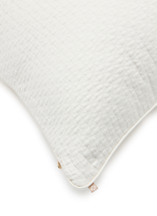 Detail View - Click To Enlarge - CELSO DE LEMOS - Prince Cushion Cover — Naturel