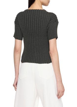 Back View - Click To Enlarge - LE17SEPTEMBRE - Millie Knit Short Cardigan