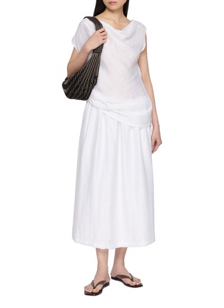 Figure View - Click To Enlarge - LE17SEPTEMBRE - Textured Midi Skirt