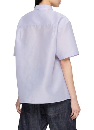 Back View - Click To Enlarge - LE17SEPTEMBRE - Structured Sheer Shirt