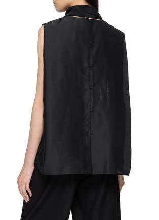 Back View - Click To Enlarge - LE17SEPTEMBRE - Scarf Neck Top