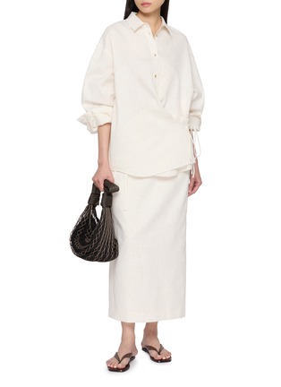 Figure View - Click To Enlarge - LE17SEPTEMBRE - Liv Belted Long Skirt