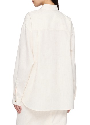 Back View - Click To Enlarge - LE17SEPTEMBRE - Side Twisted Shirt
