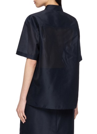 Back View - Click To Enlarge - LE17SEPTEMBRE - Sheer Structured Shirt